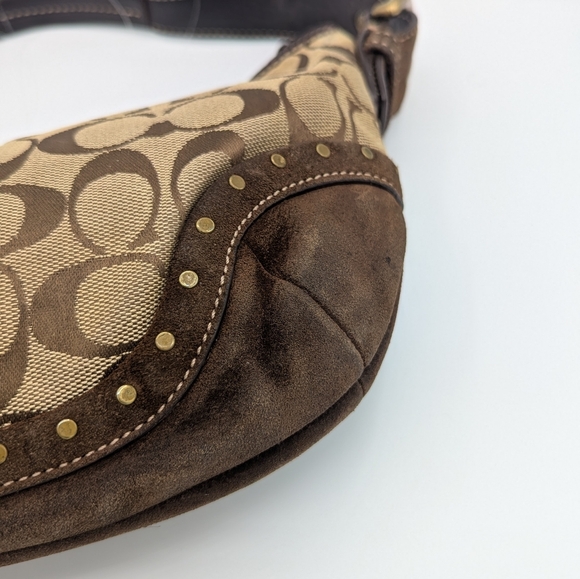 Coach Canvas Shoulder Bag - Picture 9 of 15